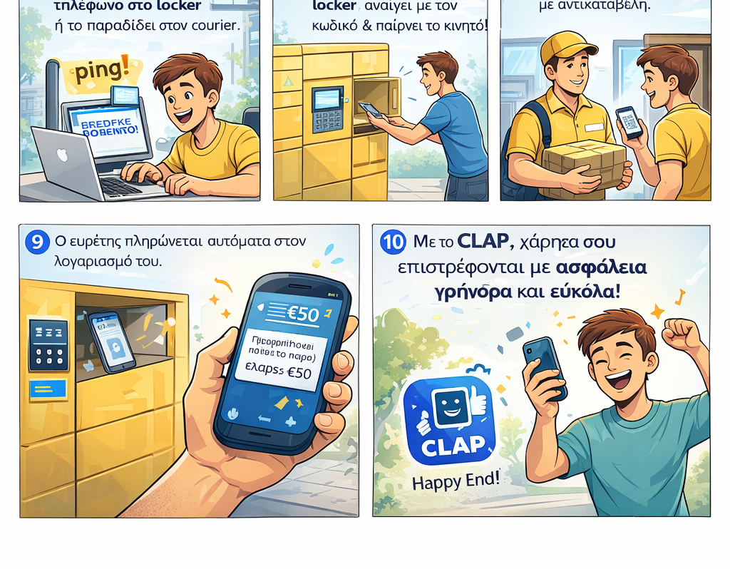 CLAP comic μέρος 2